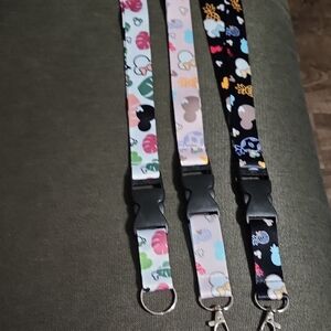 3 Disney Inspired Lanyards